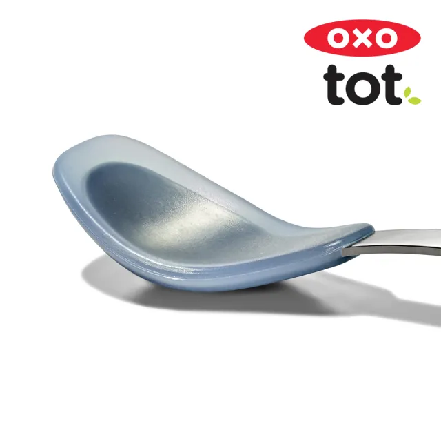 【美國OXO】tot 隨行矽膠湯匙(多色可選/6M+)