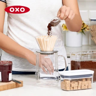 【美國OXO】POP 按壓密封收納保鮮盒-咖啡量匙 30ml(一匙約10克咖啡豆)