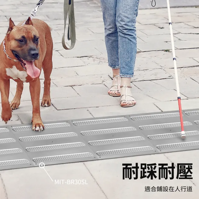 【智殿】30公分黃色防滑盲道貼 指路磚 防滑路面貼 指路磚 盲人引導磚(止滑地磚 道路盲道磚 165-BR30Y)