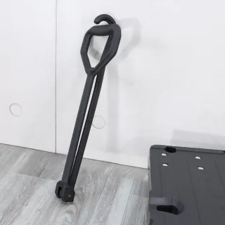 【LOGIS】台灣製 拖車摺疊拉桿(拉桿 拉勾 烏龜車 平板車拉勾 拉車 推車 貨物車拖鉤 拉貨鉤 配件)