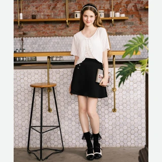 【H2O】短版蝴蝶結開襟衫小外罩(#5683004 針織外套、罩衫 白色/深藍色)