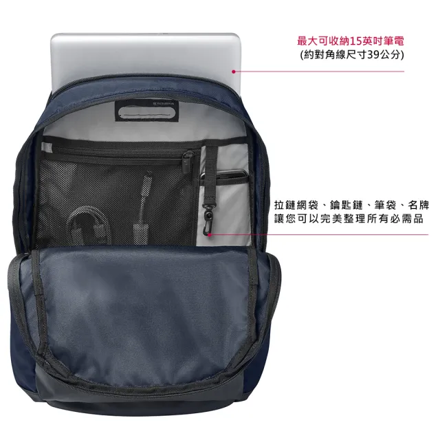 【VICTORINOX 瑞士維氏】Altmont Original 15吋電腦後背包(藍 606743)