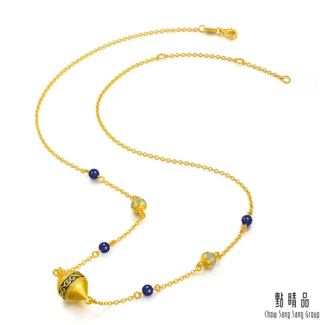 【點睛品】凌冬之蔓 青金石黃金項鍊