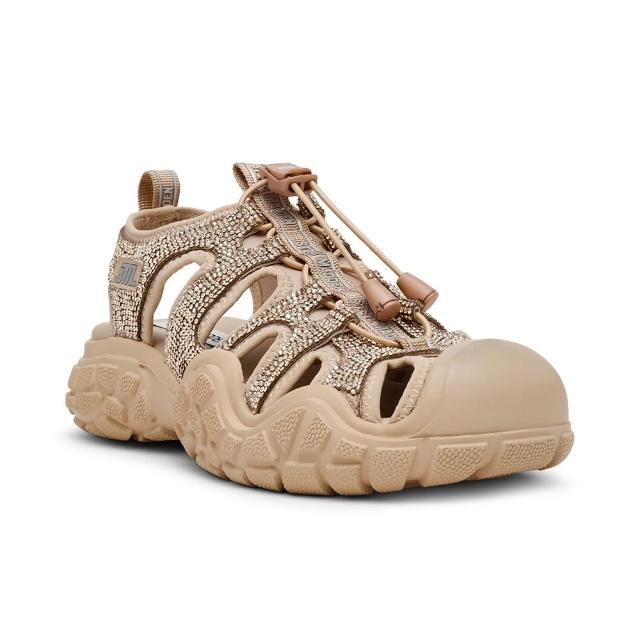 【steve madden】簍空鑽面束口休閒鞋 MIDNITE(卡其色)
