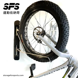 【運動收納哥】旋轉壁掛式胖胎自行車收納架(可旋轉折疊 室內車庫皆宜)