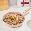 【Roichen】韓國抗菌陶瓷不沾平底鍋 28cm(IH爐/全火源適用)