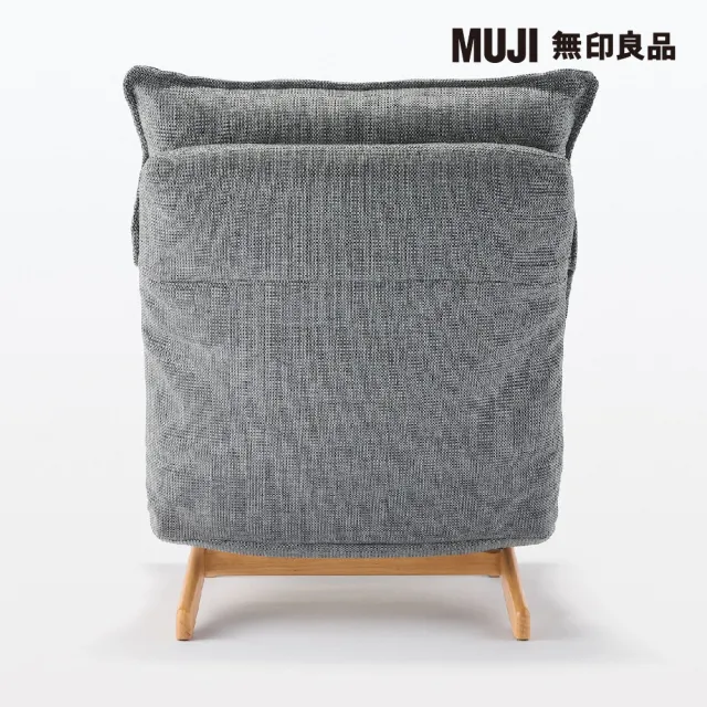 【MUJI 無印良品】高椅背和室沙發/聚酯平織(大型家具配送)