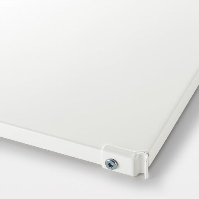 【MUJI 無印良品】SUS追加棚25CM/亮面淺灰/84(大型家具配送)
