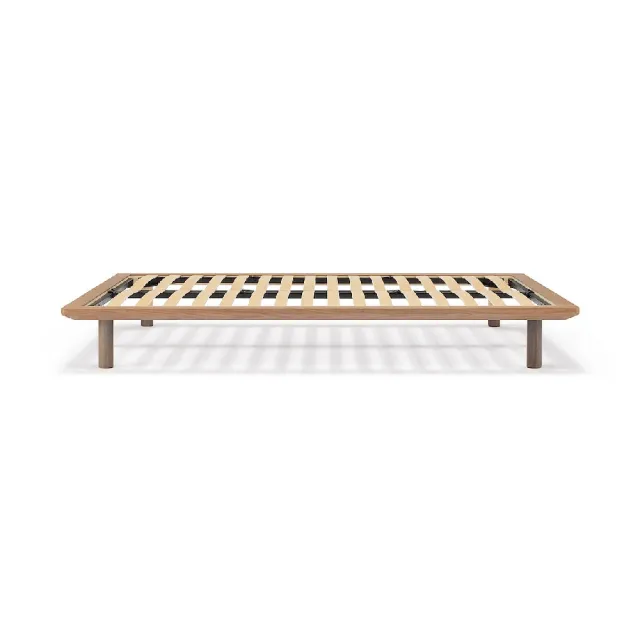 【MUJI 無印良品】胡桃木組合床台/D/雙人(大型家具配送)