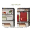 【居家cheaper】大型耐重四層置物架-122X45X180CM(烤黑/烤白/電鍍可選)