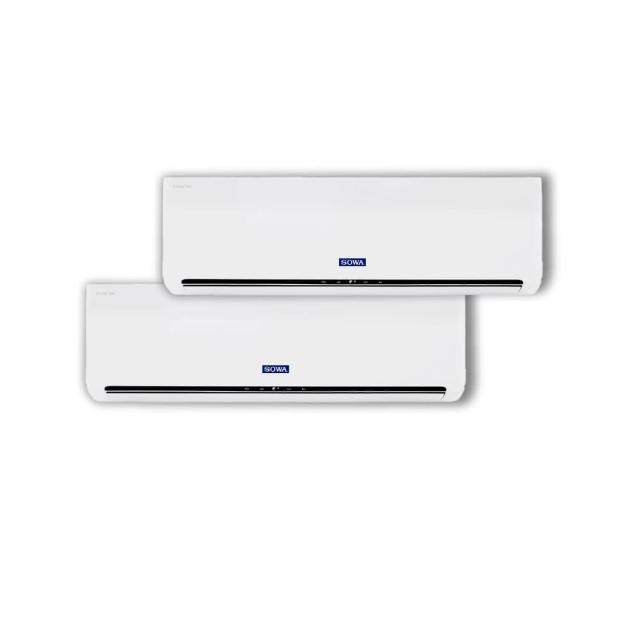 【SOWA 首華】4-5坪+4-5坪一對二變頻冷暖分離式空調(SDV-P562M201/SSA-P282DV02M+P282DV02M)