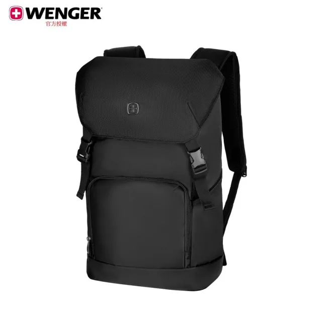 【WENGER 威戈】16吋電腦後背包 48*31*17 黑(611866)