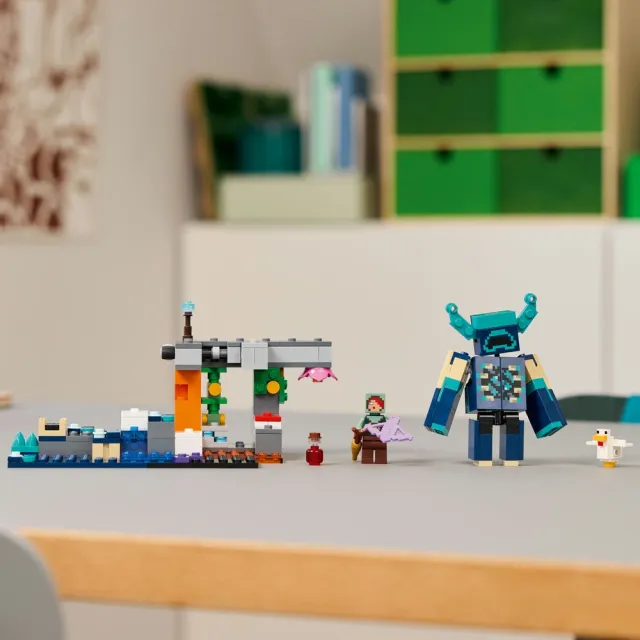 【LEGO 樂高】Minecraft 21274 循聲守衛遭遇戰(麥塊 電玩遊戲 兒童玩具 積木)