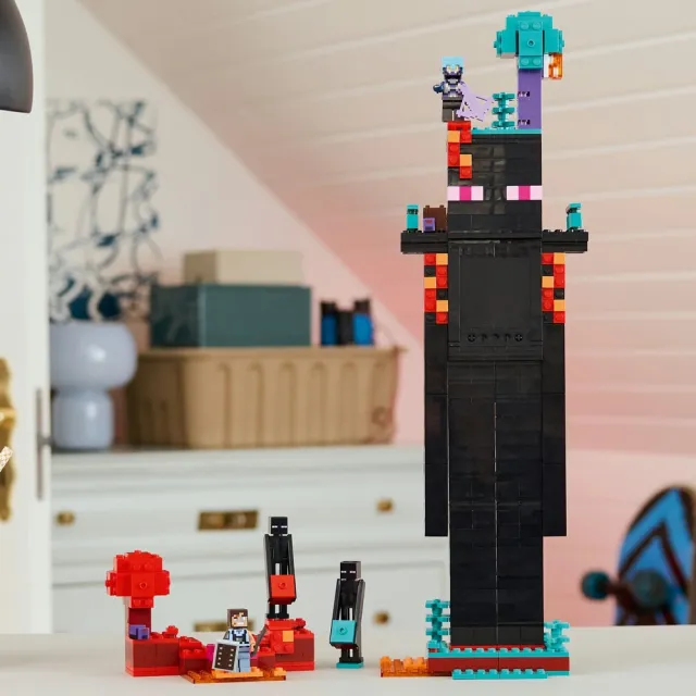 【LEGO 樂高】Minecraft 21279 終界使者塔(麥塊 電玩遊戲 兒童玩具 積木)