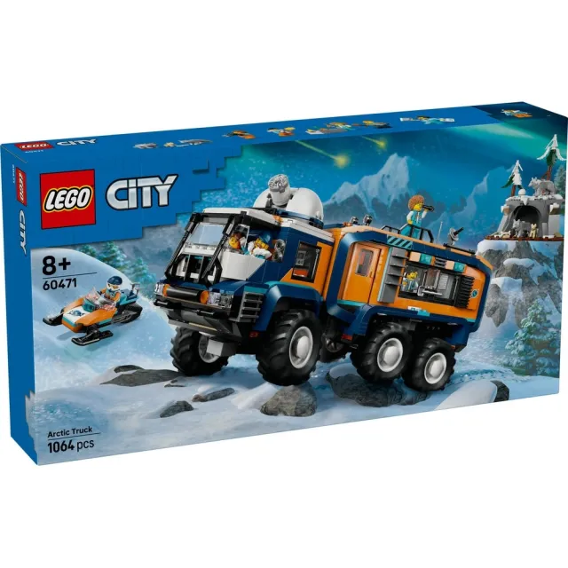 【LEGO 樂高】城市系列 60471 北極探險家科學實驗室卡車(男孩禮物 兒童玩具 積木 居家擺設)