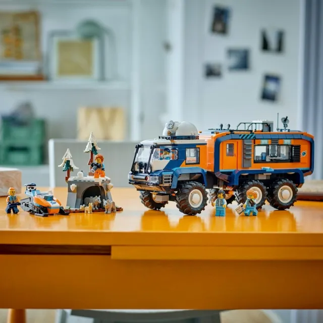 【LEGO 樂高】城市系列 60471 北極探險家科學實驗室卡車(男孩禮物 兒童玩具 積木 居家擺設)