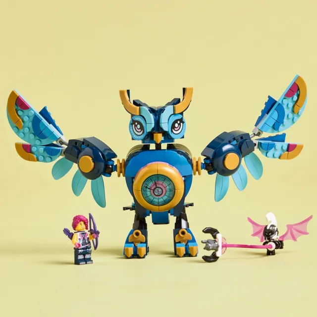 【LEGO 樂高】DREAMZzz 71494 佐伊的時間貓頭鷹(追夢人的試煉 動物玩具 兒童玩具 積木)