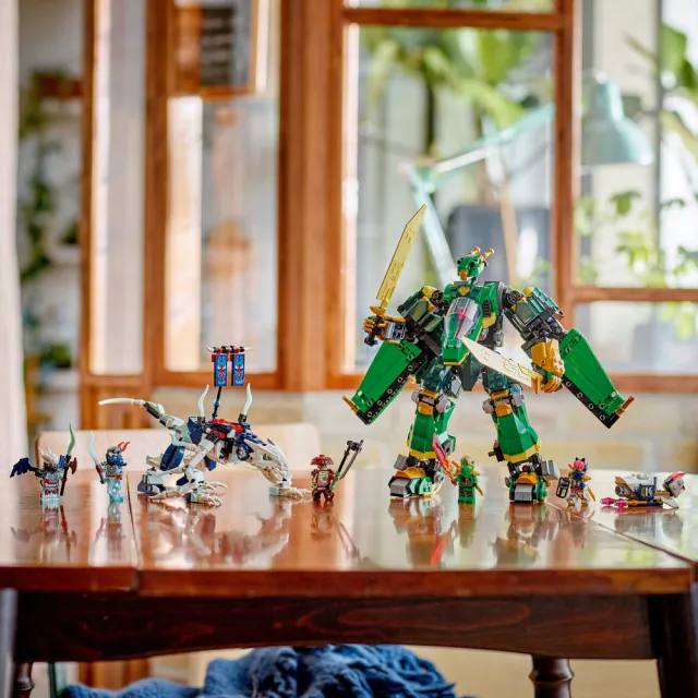 【LEGO 樂高】旋風忍者系列 71845 勞埃德的噴射機機械人(忍者積木 兒童玩具 幼兒積木 猛龍崛起)