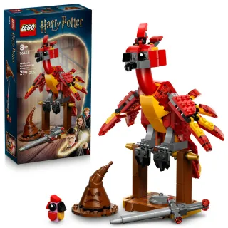 【LEGO 樂高】哈利波特系列 76448 佛客使：鄧不利多的鳳凰(Harry Potter 鳳凰 兒童玩具 積木)