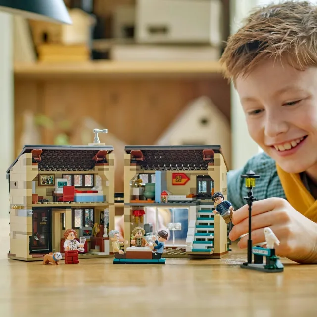 【LEGO 樂高】哈利波特系列 76451 水蠟樹街：瑪姬姑姑來訪(Harry Potter 水蠟樹街 兒童玩具 積木)
