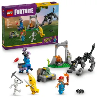 【LEGO 樂高】要塞英雄系列 77075 Peely & Sparkplugs Camp(Fortnite 兒童玩具 積木)