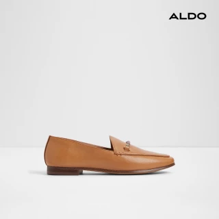 【ALDO】LISANDRE-時尚素面樂福鞋-女鞋(咖啡色)