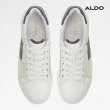 【ALDO】BERENTERIEL-壓紋拼接小白鞋-女鞋(白色圖騰)