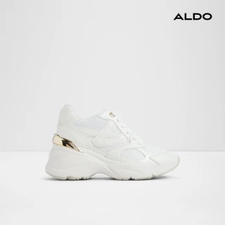 【ALDO】BREJOS-經典流線造型厚底鞋-女鞋(白色)