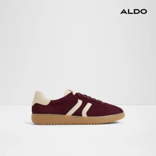 【ALDO】CHICSNEAKER-絨毛復古休閒鞋-女鞋(酒紅色)