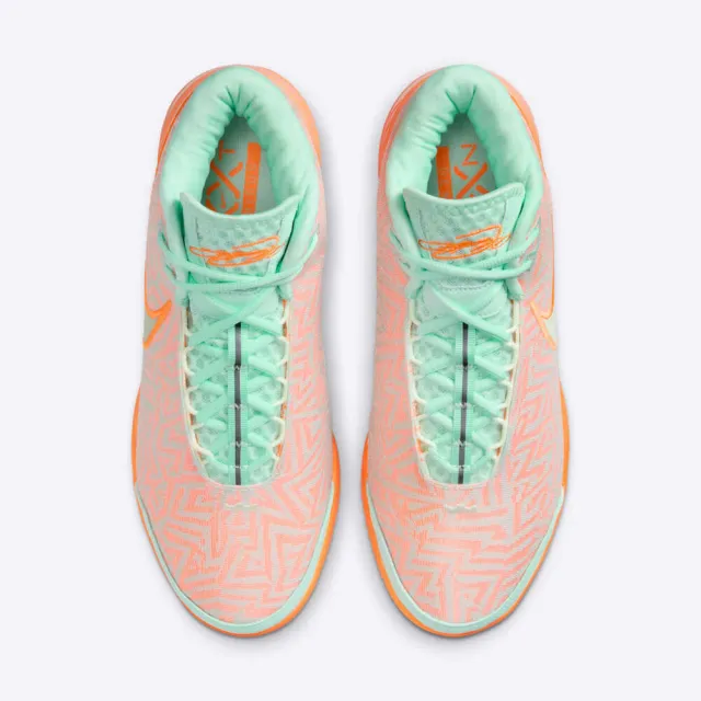 【NIKE 耐吉】LBJ NXXT Genisus EP 男 籃球鞋 運動鞋 實戰 緩震 支撐 橘綠(HF0711-301)
