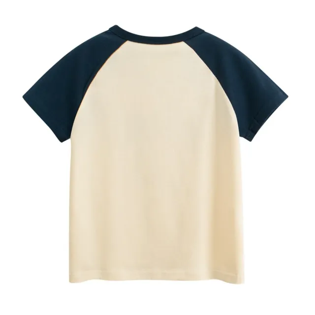 【Baby 童衣】男童夏季短袖T-Shirt 短袖圓領上衣 兒童短T恤 韓版百搭上衣 89131(共１色)