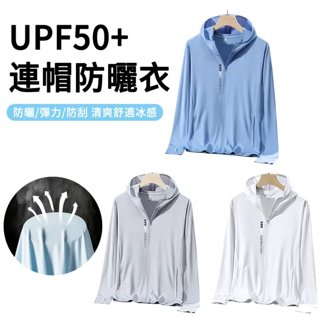 【MUAN】夏季冰感防曬外套 連帽透氣涼感防紫外線UV(機車騎行外套/戶外運動防曬服/多色可選)