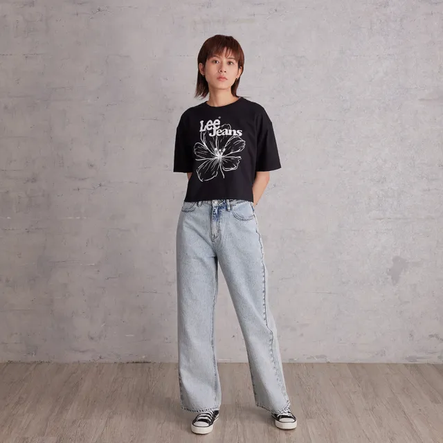 【Lee】女裝 牛仔褲 / 428 高腰舒適直筒 淺藍洗水(LB517057269)