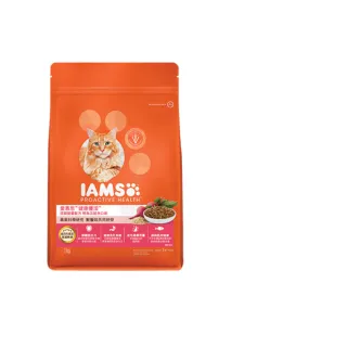 【IAMS愛慕思】健康優活 貓乾糧 成貓營養配方 鮪魚及鮭魚口味 1kg(寵物/貓飼料/貓食)