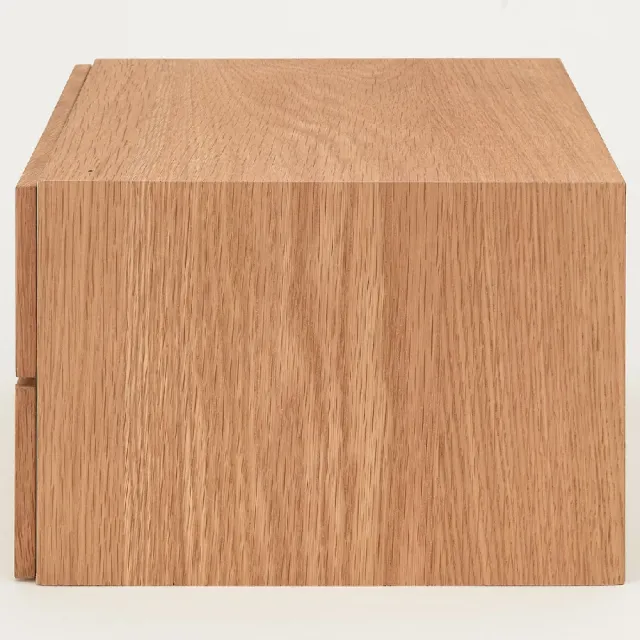 【MUJI 無印良品】橡木組合收納櫃/半型/抽屜/2段(大型家具配送)