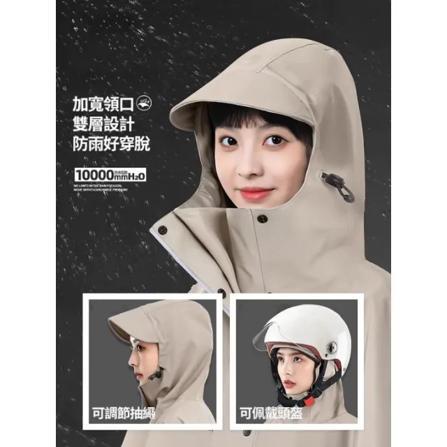 【Demeter】一件式牛津布面速乾雨衣 X2件組(機車雨衣 戶外雨衣 成人雨衣 連身雨衣 彈力袖口不進水)