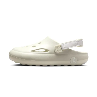 【NIKE 耐吉】Jordan Hydrip 大童 米白色 運動 魔鬼氈 洞洞鞋 休閒 涼鞋 喬丹 休閒鞋 HF5981-002