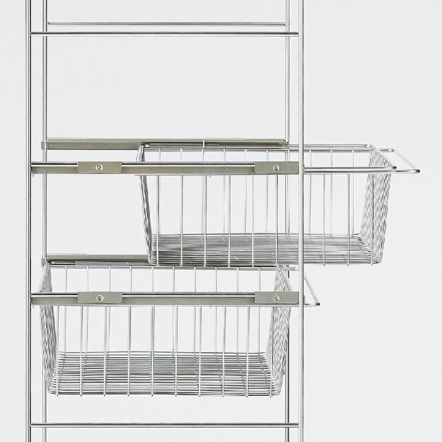 【MUJI 無印良品】SUS追加網籃/不鏽鋼/56(大型家具配送)