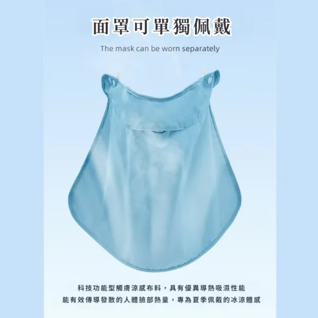 【防曬必備】360度防曬透氣遮陽帽-面罩可拆卸(夏天 外出 戶外 旅遊  帽子  釣魚帽 漁夫帽 夏天 登山 海邊)