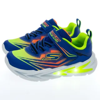 【SKECHERS】男嬰童系列 燈鞋 嬰童鞋 FLEX-GLOW ULTRA 寬楦款(400139NBLMT)