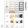 【ONE HOUSE】五層70寬_升級全碳鋼 洛克免組裝折疊置物架-7色可選(廚房架/層架/收納架/鐵架/電器架)