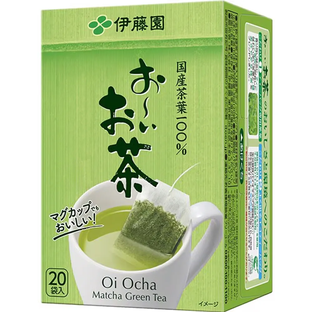【伊藤園】ITOEN日本進口國產Oi Ocha綠茶茶包 十盒入 冷泡熱泡茶涼茶熱茶 熱沖冷沖無糖綠茶(大谷翔平代言)