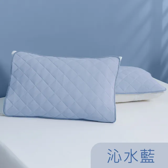 【Tonia Nicole 東妮寢飾】TopCool冰凍涼感枕頭保潔墊2入(十色任選)