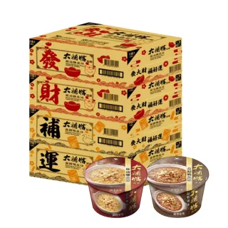 【大補帖】發財補運箱_風味碗細麵x12入/箱(當歸鴨/麻油雞)