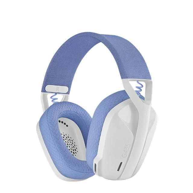 【Logitech G】G435輕量雙模無線藍芽耳機(白色)