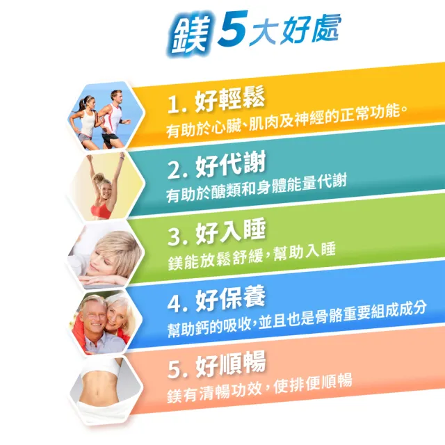 【Heilusan 好立善】鎂300發泡錠20錠 2入組(蘋果口味 幫助入睡.舒緩放鬆)