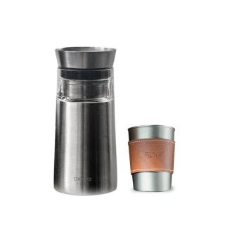 【Driver】鋼丹泡茶壺個人隨身組(泡茶杯 泡茶壺 沖茶壺 不鏽鋼茶壺 馬克杯 隔熱杯 茶器 茶具 茶壺茶杯組)