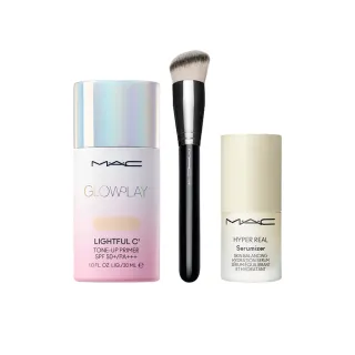 【M.A.C】全新上市 超漾光妝前特惠組(超漾光高防曬妝前乳SPF50+&170專業時尚彩妝刷)
