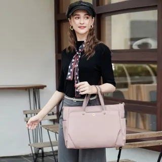 【MoonDy】雙11 包包 女生包包 手提包 托特包 電腦包 媽媽包 尼龍托特包 奶茶色包包 上班包 通 