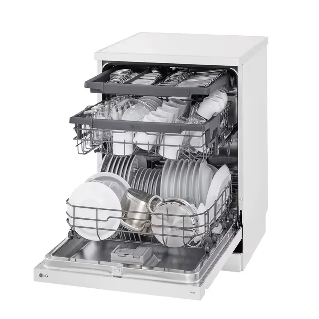 【LG 樂金】QuadWash WIFI 串聯 洗蒸氣 洗碗機 14人份 /台 DFB533FW(含基本安裝)